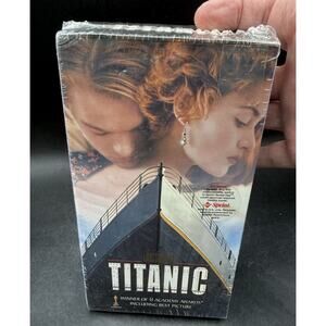 Titanic VHS 1998 2-Tape Box Set Brand New Factory Sealed Leonardo DiCaprio